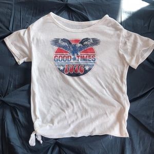 I am selling a t-shirt. It is a 10-12 girls size.